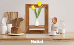 Nattol Floating Shelves with Artificial Tulips Flowers