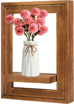 Nattol Floating Shelves with Artificial Tulips Flowers